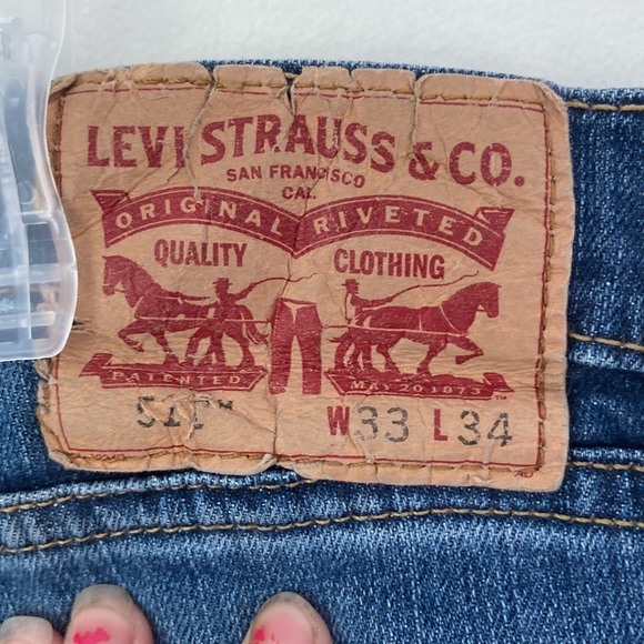 Mens Levi Jeans - Darkwash - Picture 3 of 7